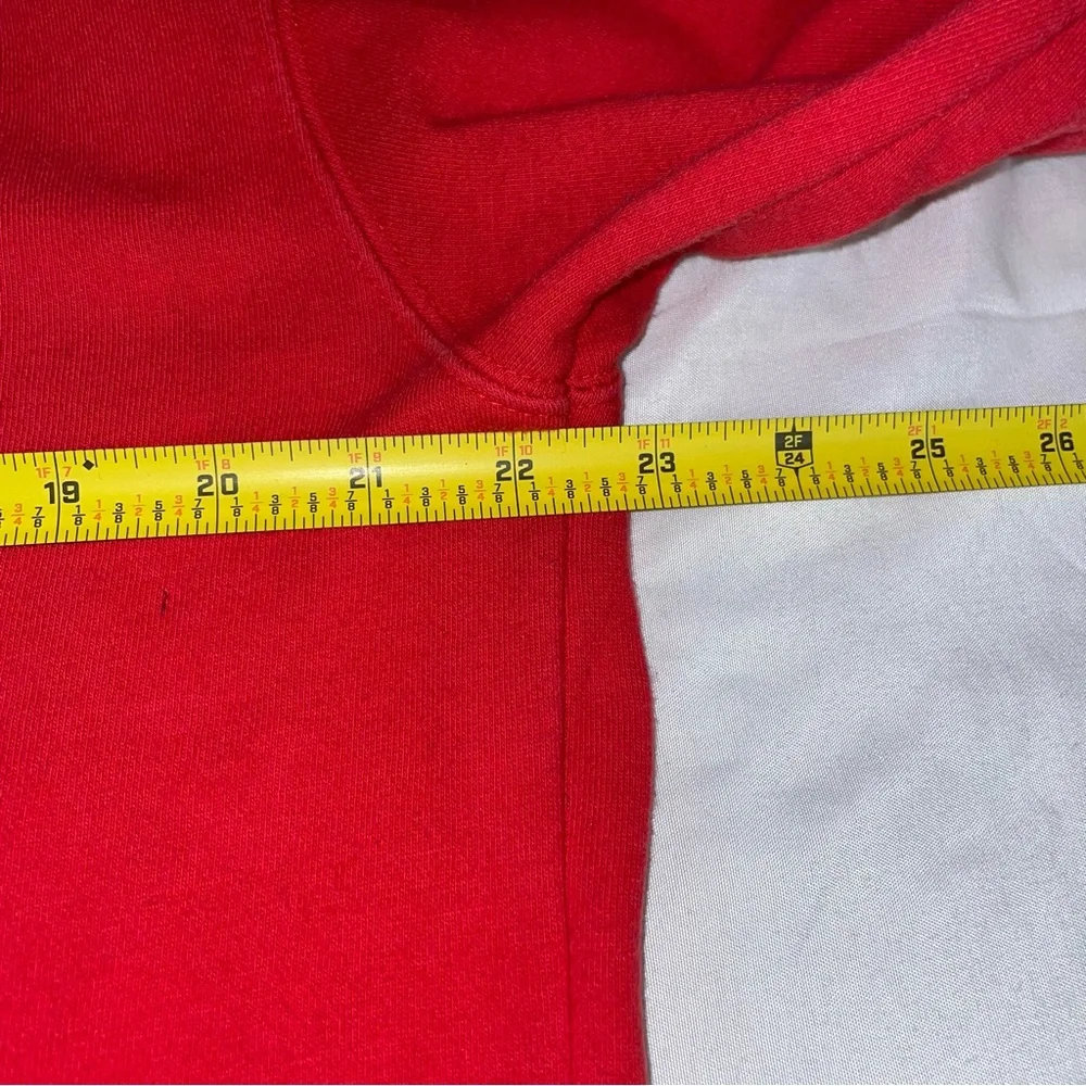 Fanatics NHL Chicago Blackhawks Hoodie Mens‎ Large Red Black Lace Up Pullover